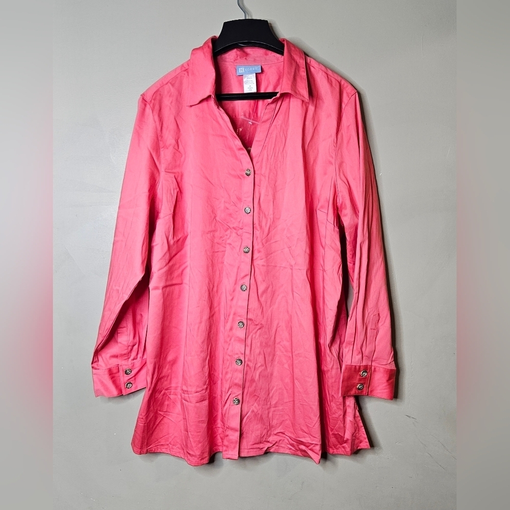 💜Koret Shirt Size‎ 2x Color Salmón❤️